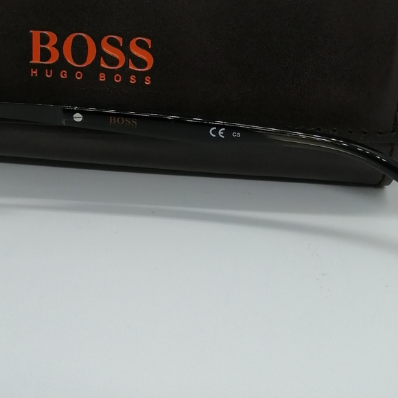 New/Authentic Eyeglass Hugo Boss Orange BO0208 BLK - Picture 7 of 8